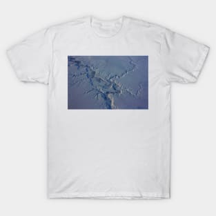 Canada, Ontario, an Aerial Winter Landscape. 2010 T-Shirt